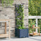 vidaXL - Tuinplanter - met - Trellis - Grijs - 40x40x143 - cm