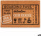 Deurmat Boarding Pass Natuurlijk 60 x 1 x 40 cm (12 Stuks)