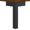 vidaXL - Hoge - kast - 69,5x31x115 - cm - bewerkt - hout - gerookt - eikenkleurig