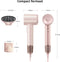 Laifen Swift Premium Föhn - Haardroger met ionische technologie - 3 warmtestanden - Licht roze/Goud