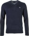 Fred Perry Classic Cotton V-Neck Sporttrui casual - Maat L - Mannen - navy/licht blauw