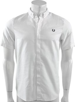 Fred Perry - Classic Oxford Shirt - Blouse Oxford - XL - Wit