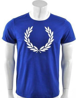 Fred Perry - Laurel Wreath Ringer T-shirt - Heren - maat L
