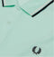 Fred Perry M3600 shirt, polo Del La Mer / Snow White / Navy