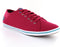 Fred Perry - Phoenix Canvas - Dames Sneaker - 36 - Bordeauxrood/Turquoise
