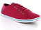 Fred Perry - Phoenix Canvas - Dames Sneaker - 36 - Bordeauxrood/Turquoise