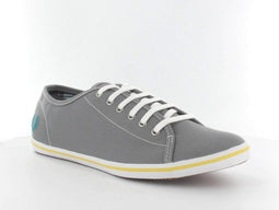 Fred Perry Phoenix Canvas - Sportschoenen - Dames - Maat 37 - Grijs;Geel;Aqua Groen