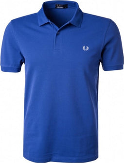 Fred Perry - Plain Shirt - Blauwe Polo - L - Blauw
