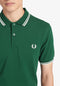 Fred Perry Polo Groen 406 - Maat S - Heren