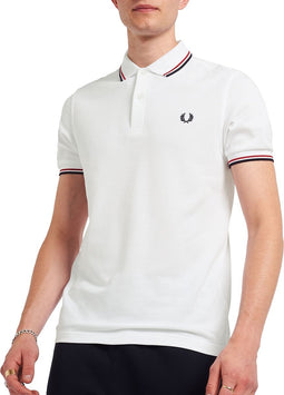 Fred Perry - Polo Wit 748 - Slim-fit - Heren Poloshirt Maat XL