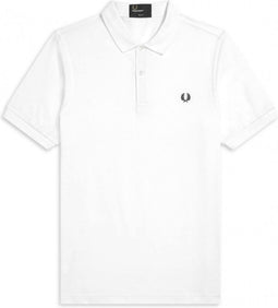 Fred Perry Poloshirt Wit - Maat L - Heren