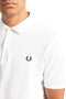 Fred Perry Poloshirt Wit - Maat L - Heren