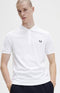Fred Perry Poloshirt Wit - Maat L - Heren