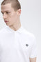 Fred Perry Poloshirt Wit - Maat L - Heren