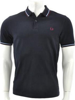 Fred Perry - Slim Fit Twin Tipped Shirt Pique - Heren - maat XL