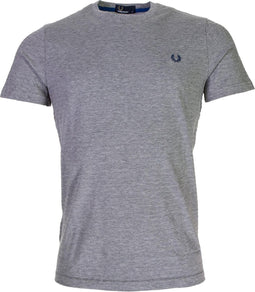 Fred Perry Textured Stripe Sportshirt casual - Maat XL - Mannen - grijs