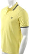Fred Perry - Twin Tipped Shirt - Gele Polo - L - Geel