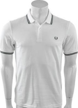 Fred Perry - Twin Tipped Shirt - Heren - maat L