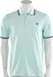 Fred Perry Twin Tipped Shirt Pique - Sportpolo - Heren - Maat M - Turquoise