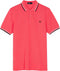Fred Perry Twin Tipped Sportpolo casual - Maat XL - Mannen - roze/ wit/ zwart
