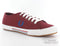 Fred Perry Vintage Tennis Canvas - Sneakers - Heren - Maat 39 - Bordeaux Rood;Blauw