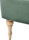 FREDROS - Fauteuil - Groen - Polyester