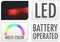 Free And Easy Lichtstaaf Led 48 Cm Rood/paars/groen