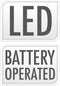 Free And Easy Lichtstaaf Led 48 Cm Rood/paars/groen