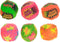 Free And Easy Splashballen 5 Cm 6 Stuks
