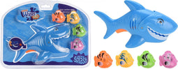Free And Easy Visvangspel Haai Junior 15 Cm 5-delig