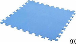 Free And Easy Zwembadtegels Foam Blauw 50 x 50 cm - 9 Stuks - 2,25m²