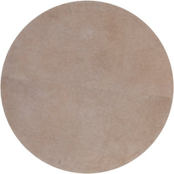 PTMD Nabdia Taupe Suede Round Bowl And Wall Panel L