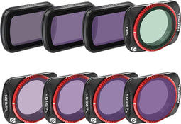 Freewell 8Pack de hele dag QuickSwap ND/PL, ND, CPL-filterkit voor Osmo Pocket 3