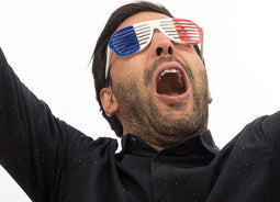 French Flag Shutter Glasses