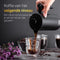 French press Cafetiere - 0.7 L - Verse koffiemaker - Dubbelwandig RVS koffiepers - Zwart - VDN