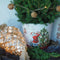Fresh from Nature - Kleine Kerstboom in Kerstmis pot met verlichting 'Pinecone light' - echte kerstboom - ca. 70 cm hoogte - Picea glauca Conica - Kerstmis