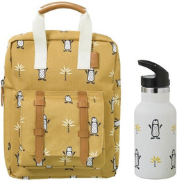 Fresk rugzak + drinkfles thermos Pinguin
