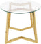 FRESNO - Salontafel - Goud - Glas