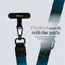 Mio by Mobilize Nylon Universeel Telefoonkoord Verstelbaar - Midnight Sparkle