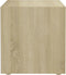 vidaXL - Tv-meubelen - 4 - st - 37x35x37 - cm - bewerkt - hout - wit - sonoma - eikenkleur