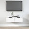 vidaXL Wandkast - 68x30x20 cm - bewerkt hout - wit