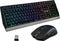 THE G-LAB Tungsten Combo - Draadloos Gaming Pack - Membraan Toetsenbord met RGB - Azerty FR