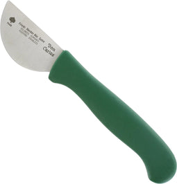 Friedrich Herder Palingmes - Gebogen Lemmet - Antislip Handvat - 55 mm - Groen