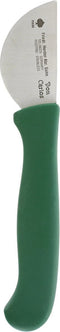 Friedrich Herder Palingmes - Gebogen Lemmet - Antislip Handvat - 55 mm - Groen
