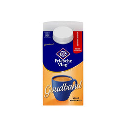 Friesche Vlag - Koffiemelk friesche vol goudband 455ml | 18 stuks