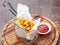 Friet serveermandje RVS
