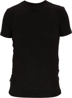 Bamboo Basics 31060 - T-Shirt Ronde Hals - Ultrazacht Antibacterieel - Zwart (2 stuks)