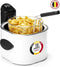 Frifri 1518 | Frituurpan | 3 Liter | 3200 Watt | 1 kg friet | 10 jaar garantie | Wit
