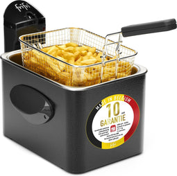 Frifri 1905A Frituurpan | 3,5 liter | 3200W | 1 kg friet| RVS | 10 jaar garantie