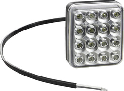 Fristom Mistlamp Mistachterlicht Achter 12 V, 24 V, 36 V Rood Helder glas